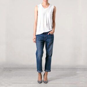 Current/Elliott The Fling Jeans Sierra Wash Slouchy Relaxed Boyfriend 31